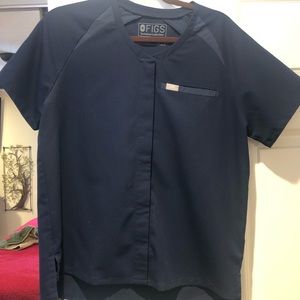 Figs woman’s limited edition navy blue scrub top